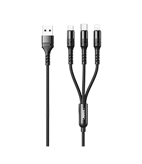 RC-186th SPEED Series 3-in-1 2.1A Charging Cable