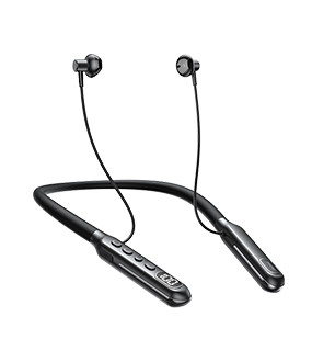 RB-S3 High-Capacity Wireless Neckband Sports Earphones with Digital Display