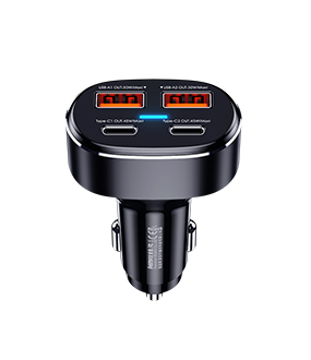 RCC239 Duke Series 75W PD+QC 2C+2A Fast Car Charger